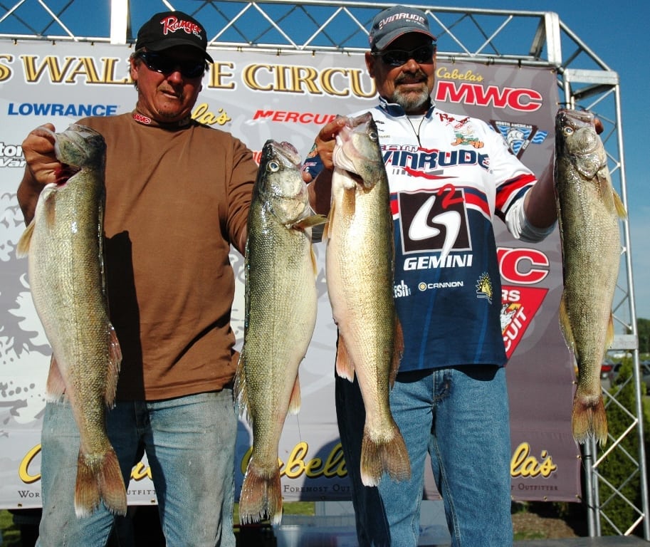 Olson, Wiehoff Win Cabela’s Masters Walleye Circuit’s Lake Erie