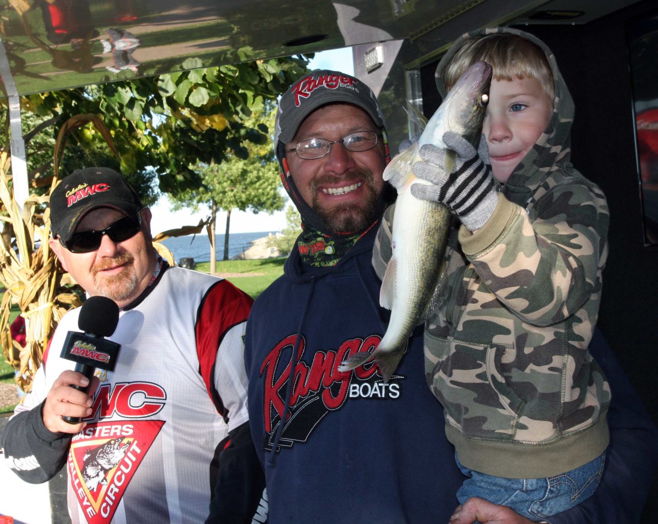 Walleye fans of all ages enjoyed the weigh-in.