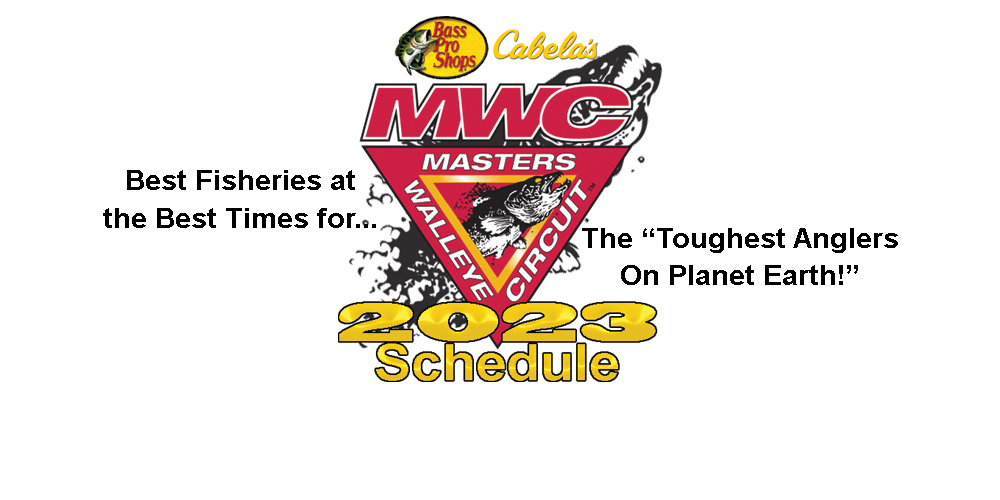 2023 Schedule Released to Industry at ICAST Masters Walleye Circuit